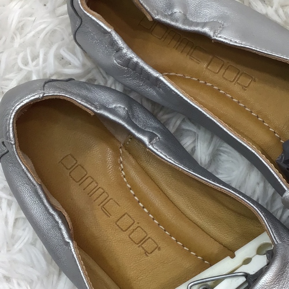 Pomme D’or silver butter soft kiltie loafer 37 NWT - Picture 6 of 11